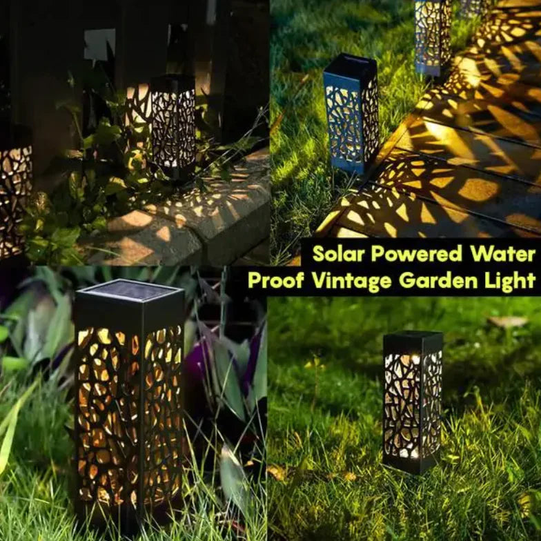 Ekko Maison Solar Powered Waterproof Vintage Garden Light