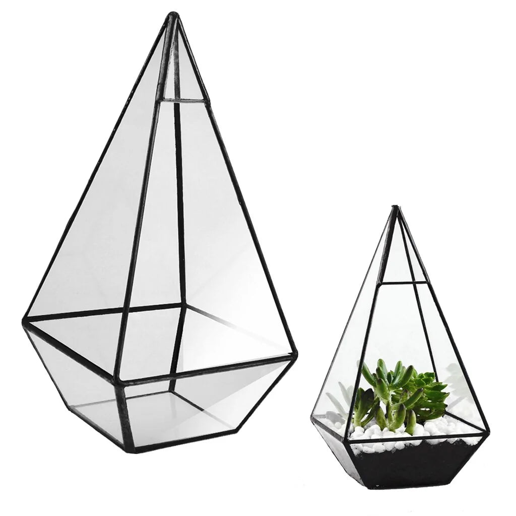 Ekko Maison Pyramid Glass Terrarium