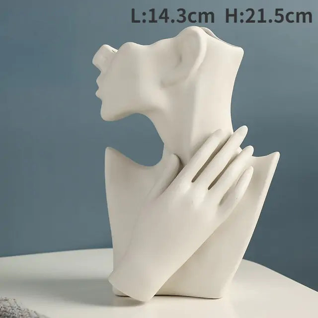 Ekko Maison Woman Body Ceramic Vase