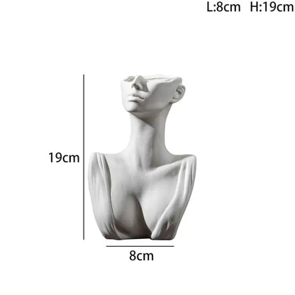 Ekko Maison Woman Body Ceramic Vase