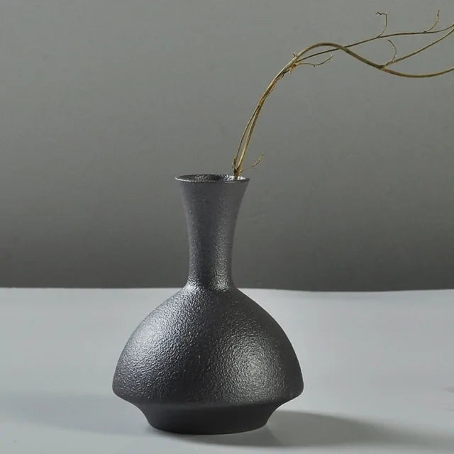 Ekko Maison Black Glaze Vase Collection