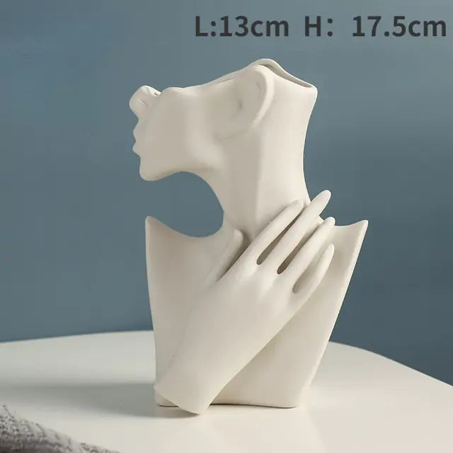 Ekko Maison Woman Body Ceramic Vase