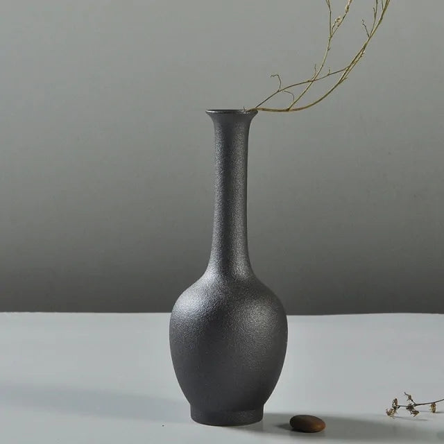 Ekko Maison Black Glaze Vase Collection