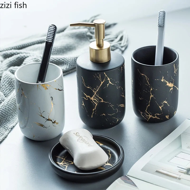 Ekko Maison Nordic Matte Bathroom Accessories Set