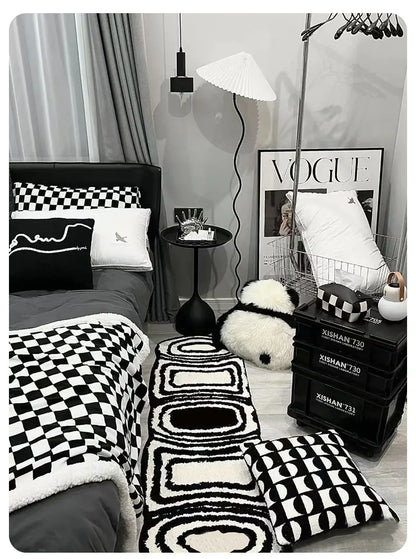 Ekko Maison Black & White Runner Rugs