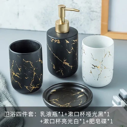 Ekko Maison Nordic Matte Bathroom Accessories Set