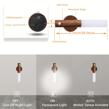 Ekko Maison Wood Motion Sensor Light