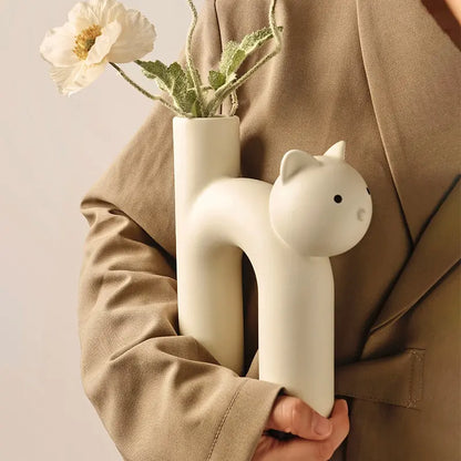 Ekko Maison Cat Head Tube Vase