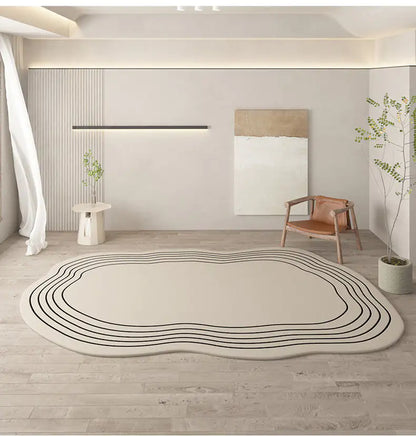 Ekko Maison Cream Color Oval Carpets