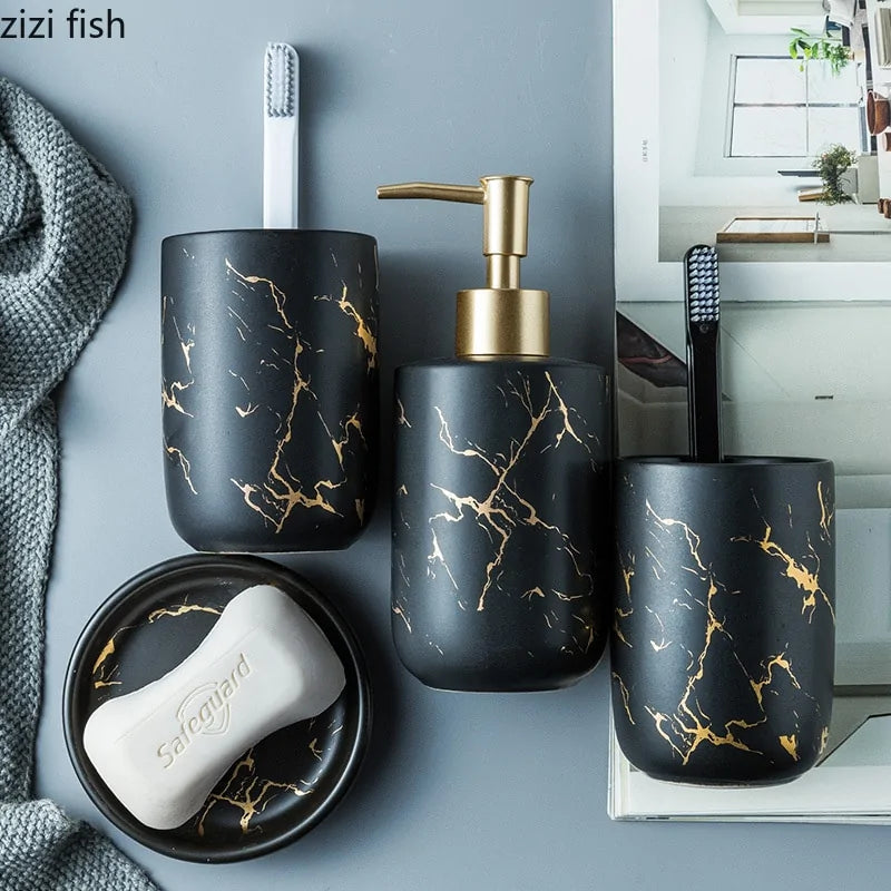 Ekko Maison Nordic Matte Bathroom Accessories Set