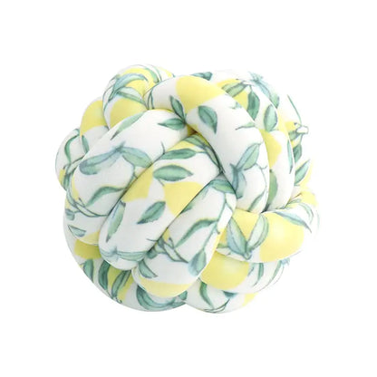 Ekko Maison Knotted Ball Throw Pillow