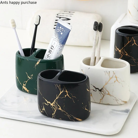 Ekko Maison Toothpaste Toothbrush Ceramic Holder