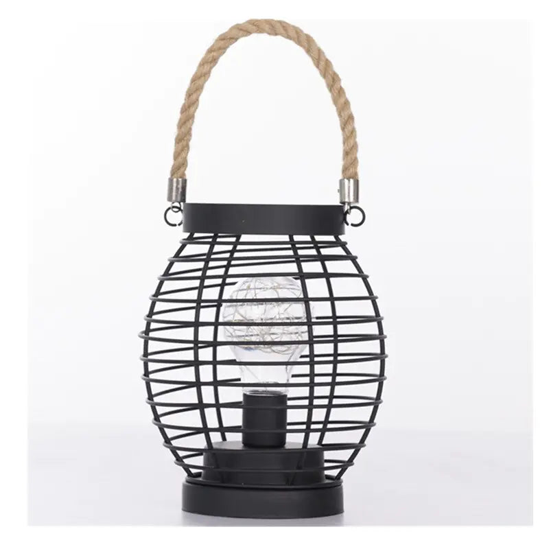 Ekko Maison LED Iron Lantern Table Lamp